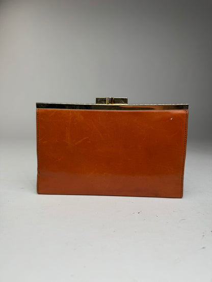 Vintage Loewe Madrid Leather wallet orange brown