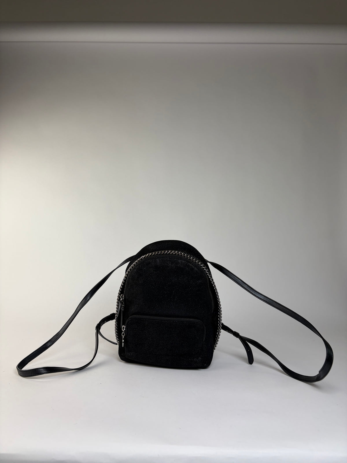 Vintage Stella McCartney Falabella Backpack c. 2017–2019 Black