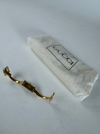 Vintage Gucci Gold Plated Horsebit Watch