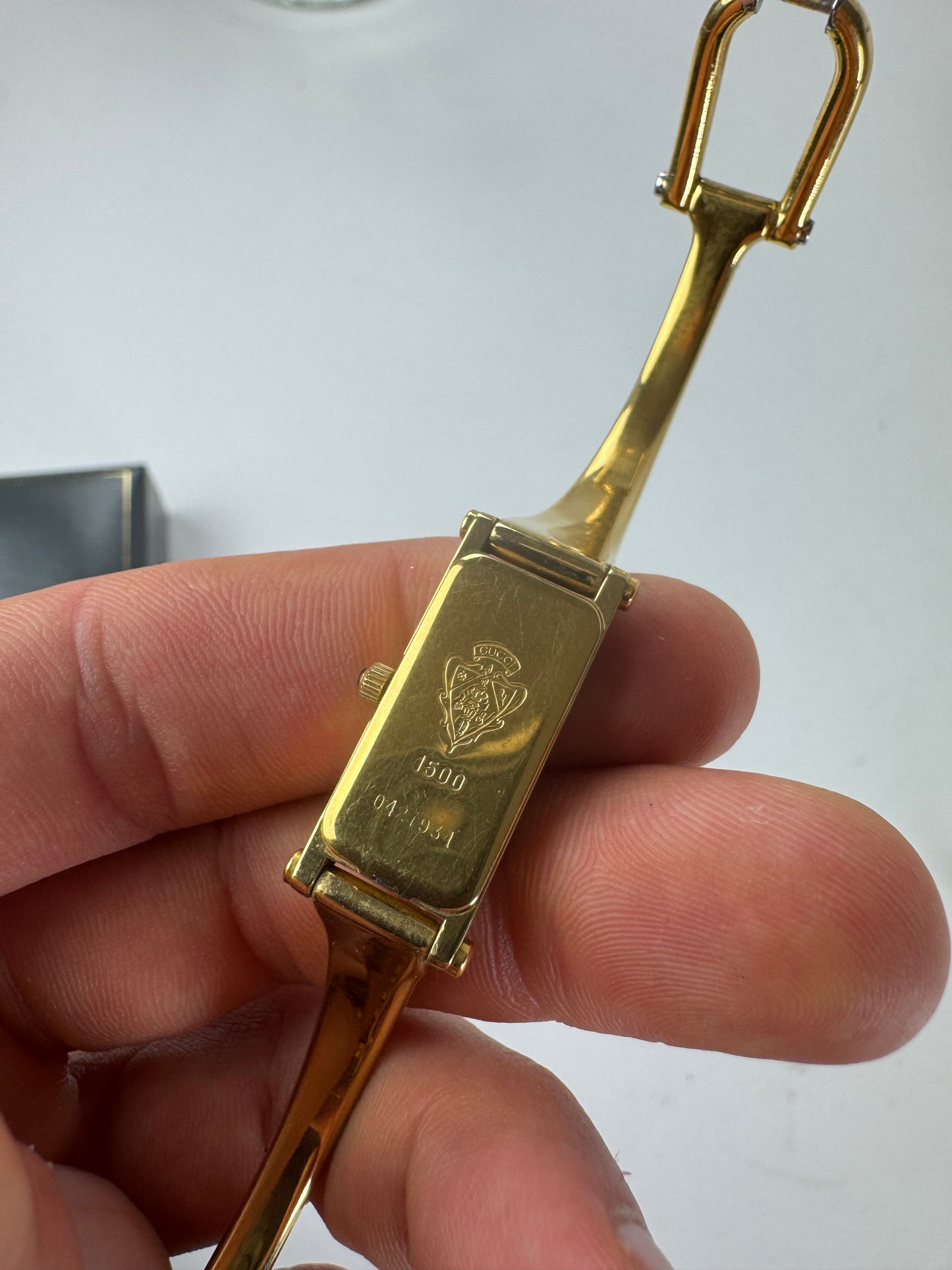 Vintage Gucci Gold Plated Horsebit Watch