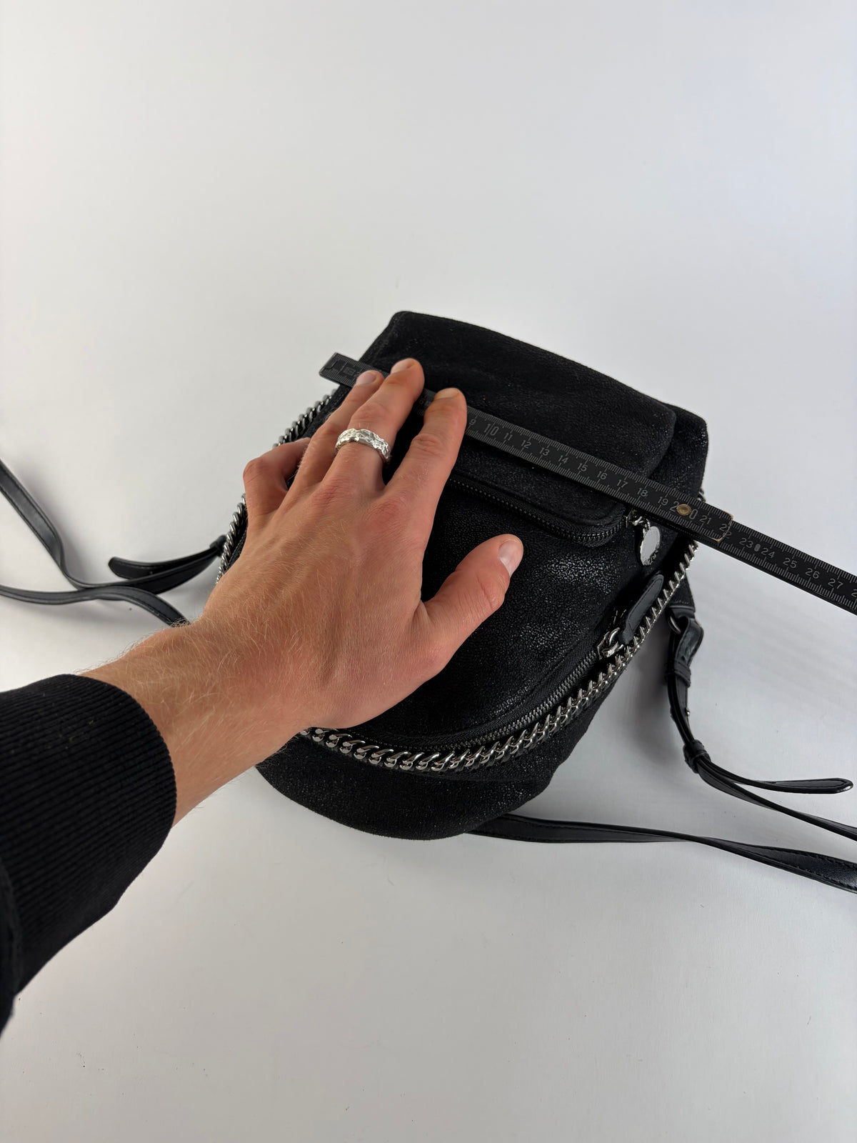 Vintage Stella McCartney Falabella Backpack c. 2017–2019 Black
