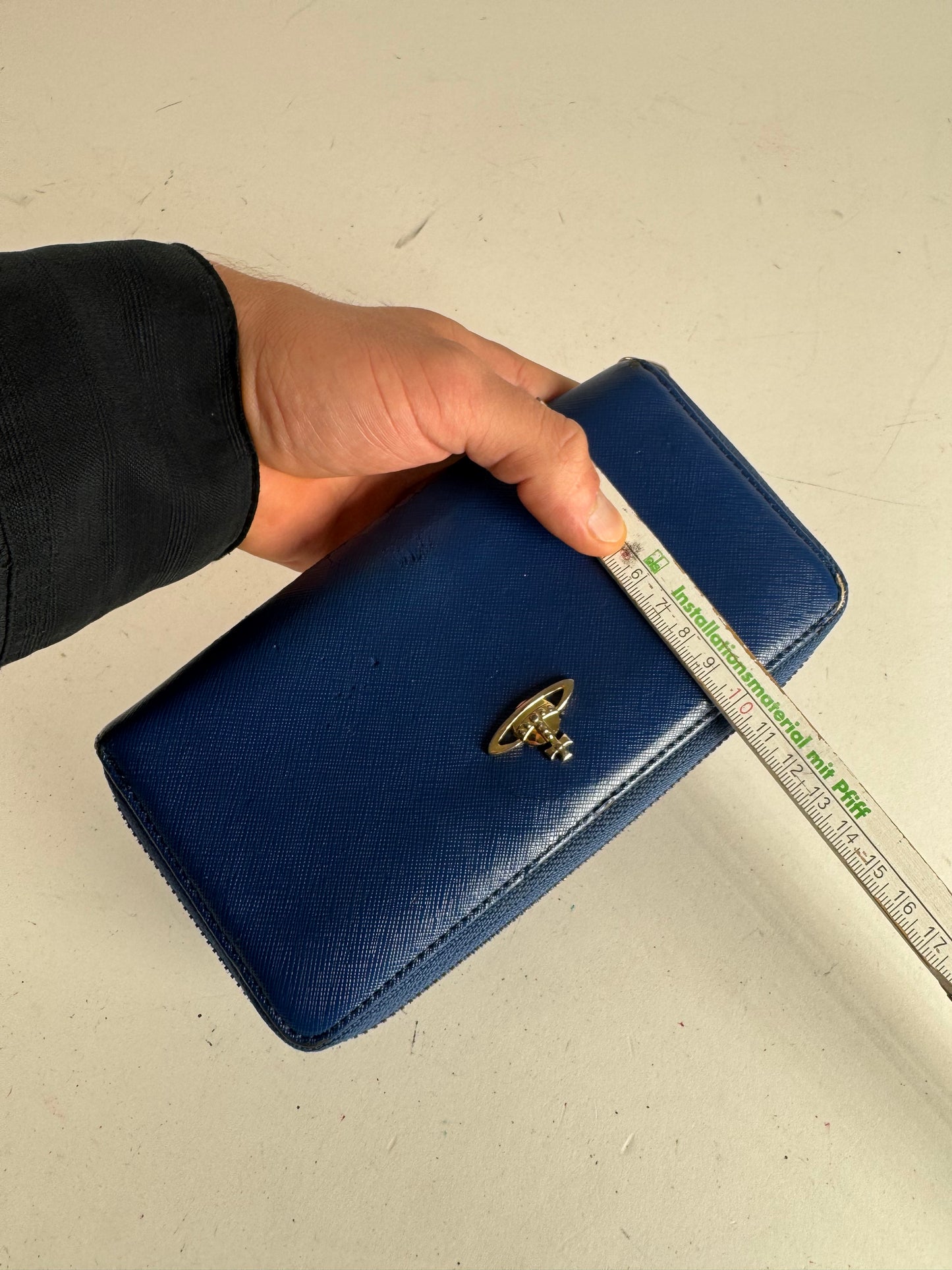 Vintage Vivienne Westwood Leather Wallet Blue