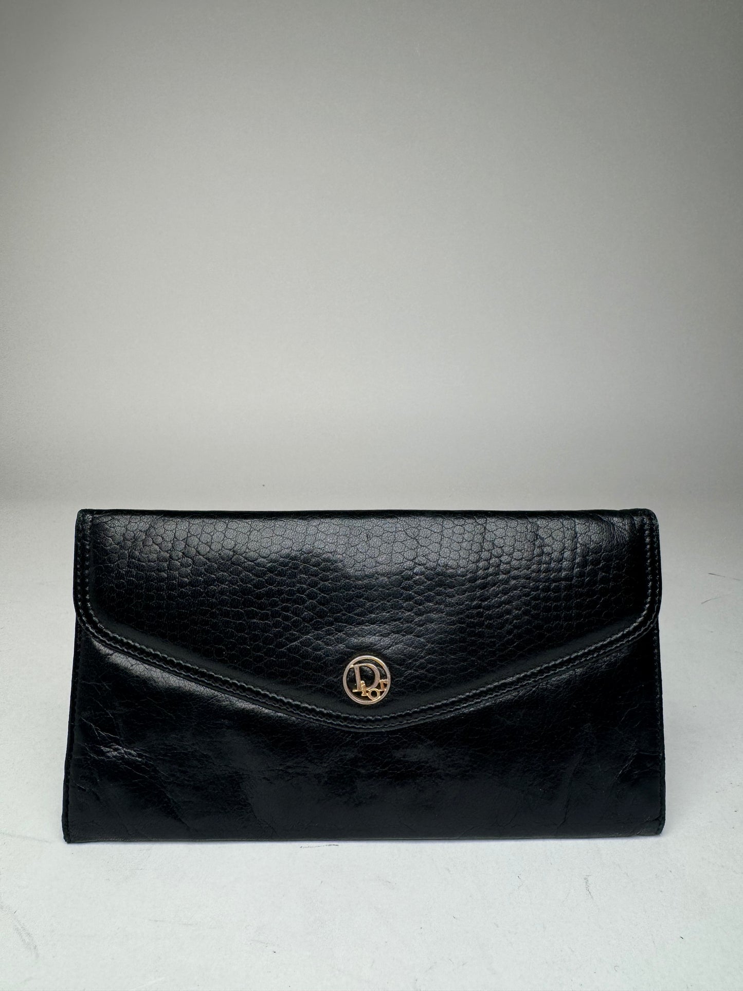 Vintage Dior Leather Wallet black