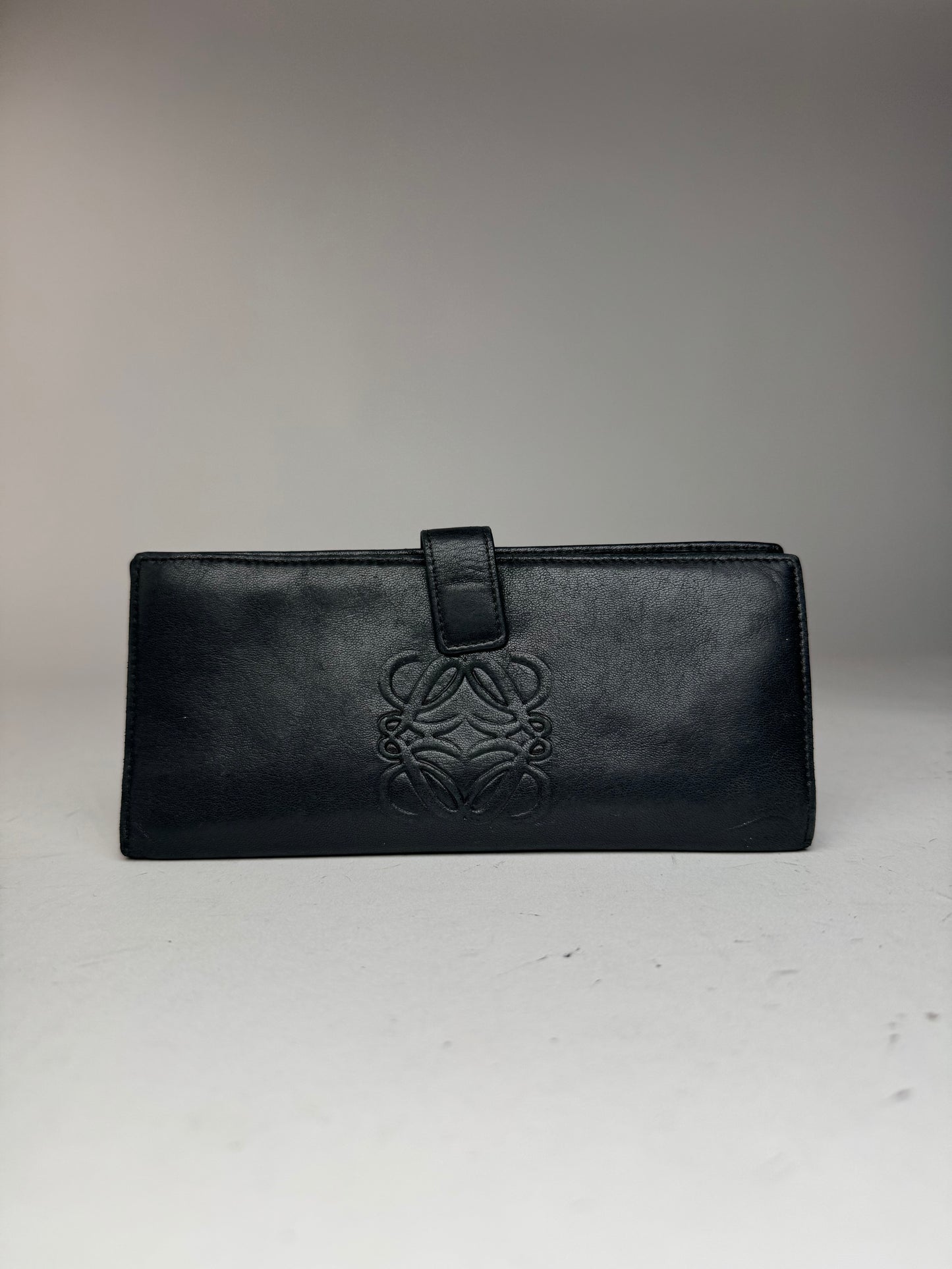 Vintage Loewe Leather wallet Black