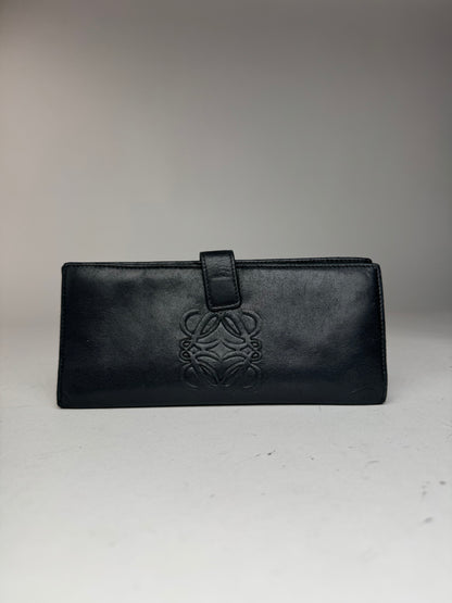 Vintage Loewe Leather wallet Black