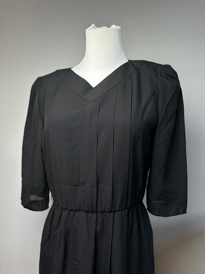 Vintage Givenchy Wool Dress M Black