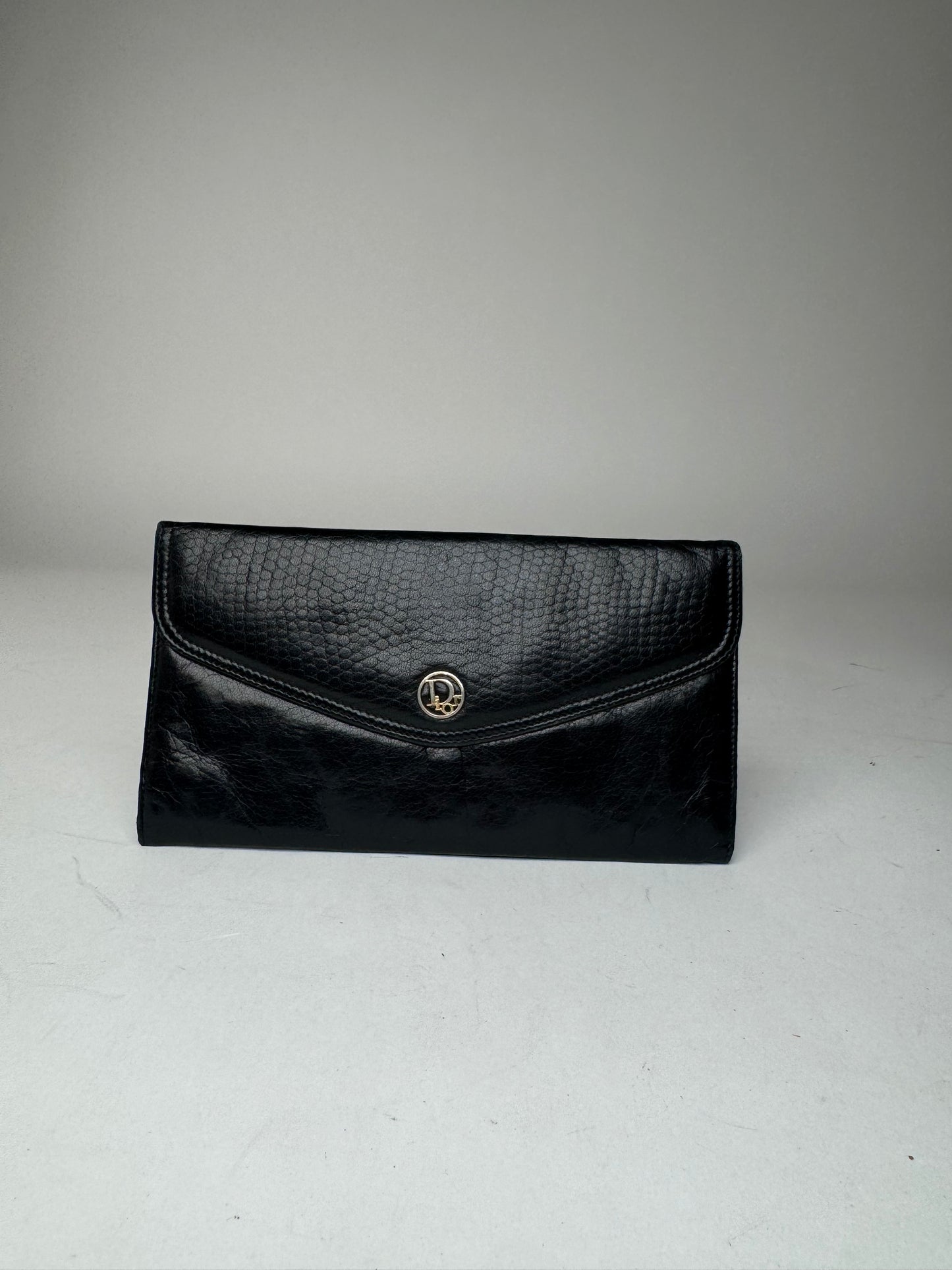 Vintage Dior Leather Wallet black