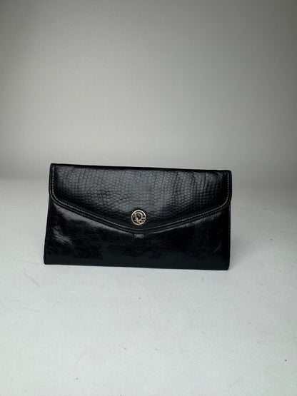 Vintage Dior Leather Wallet black