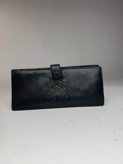 Vintage Loewe Leather wallet Black