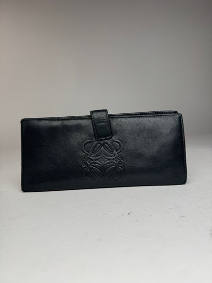 Vintage Loewe Leather wallet Black