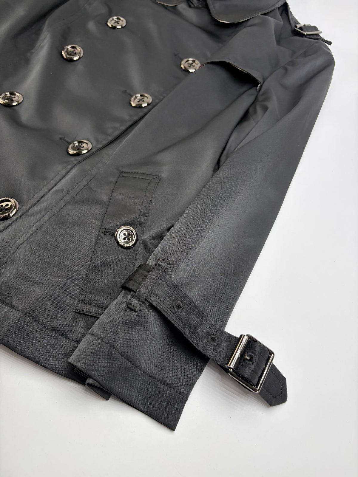 Vintage Burberry Double-Breasted Trench Coat Nova Check L