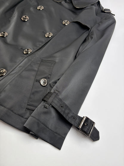 Vintage Burberry Double-Breasted Trench Coat Nova Check L