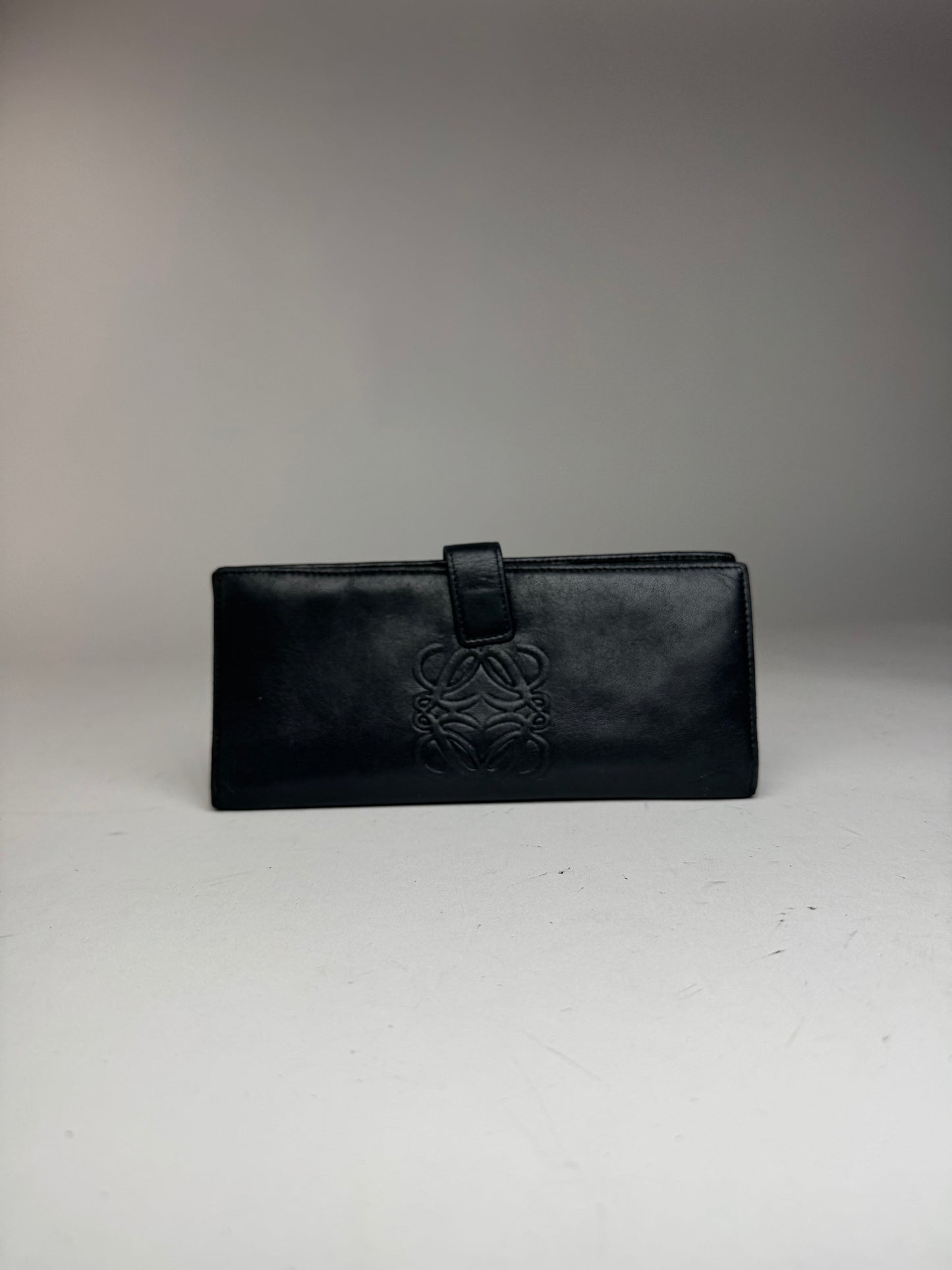 Vintage Loewe Leather wallet Black
