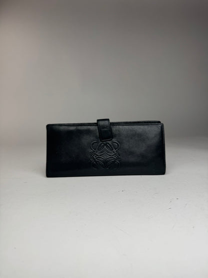 Vintage Loewe Leather wallet Black