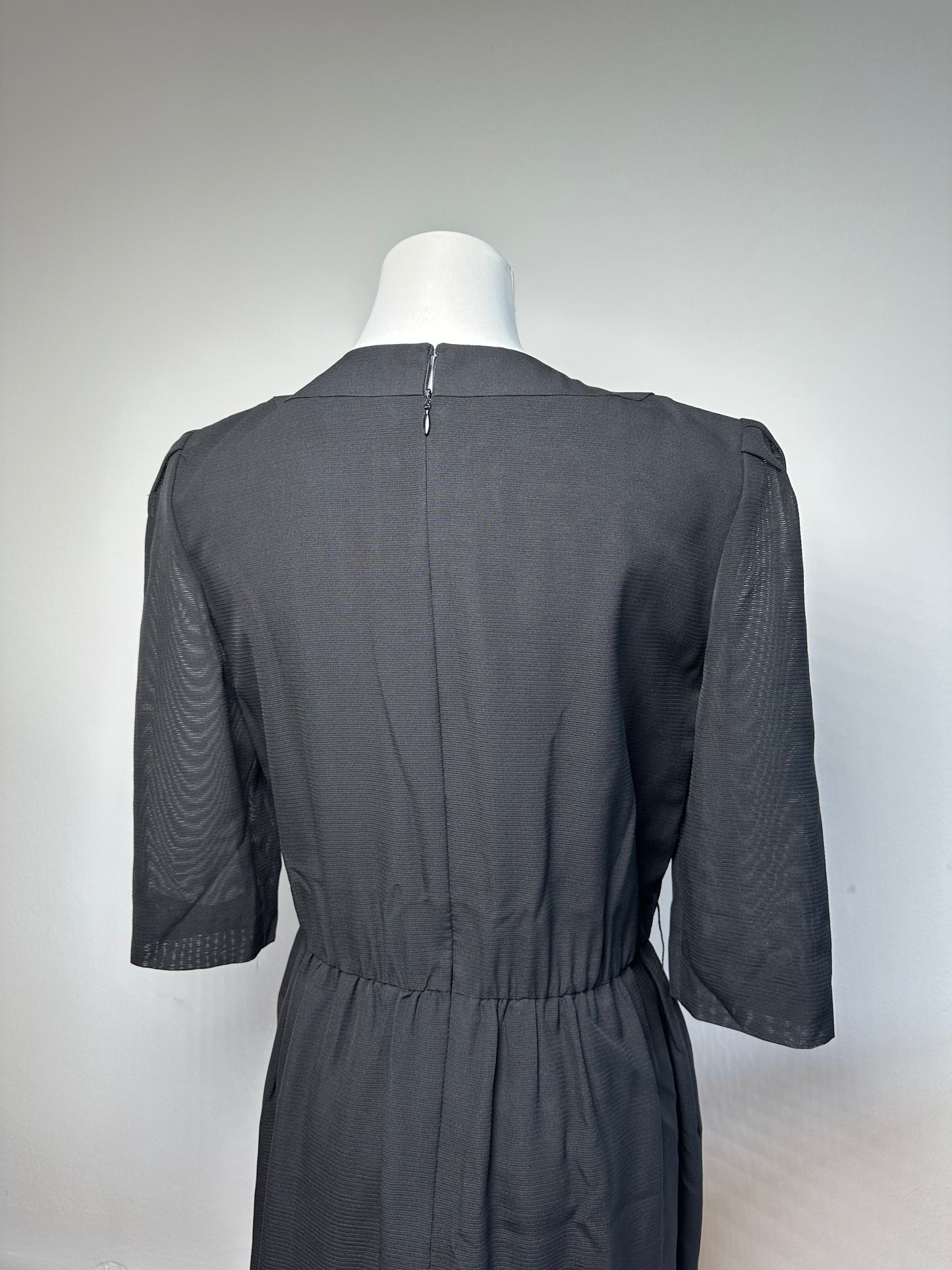 Vintage Givenchy Wool Dress M Black