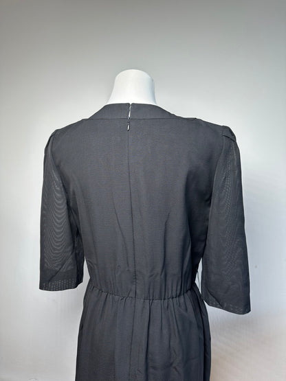 Vintage Givenchy Wool Dress M Black