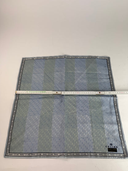 Vintage Celine Scarf Green Grey