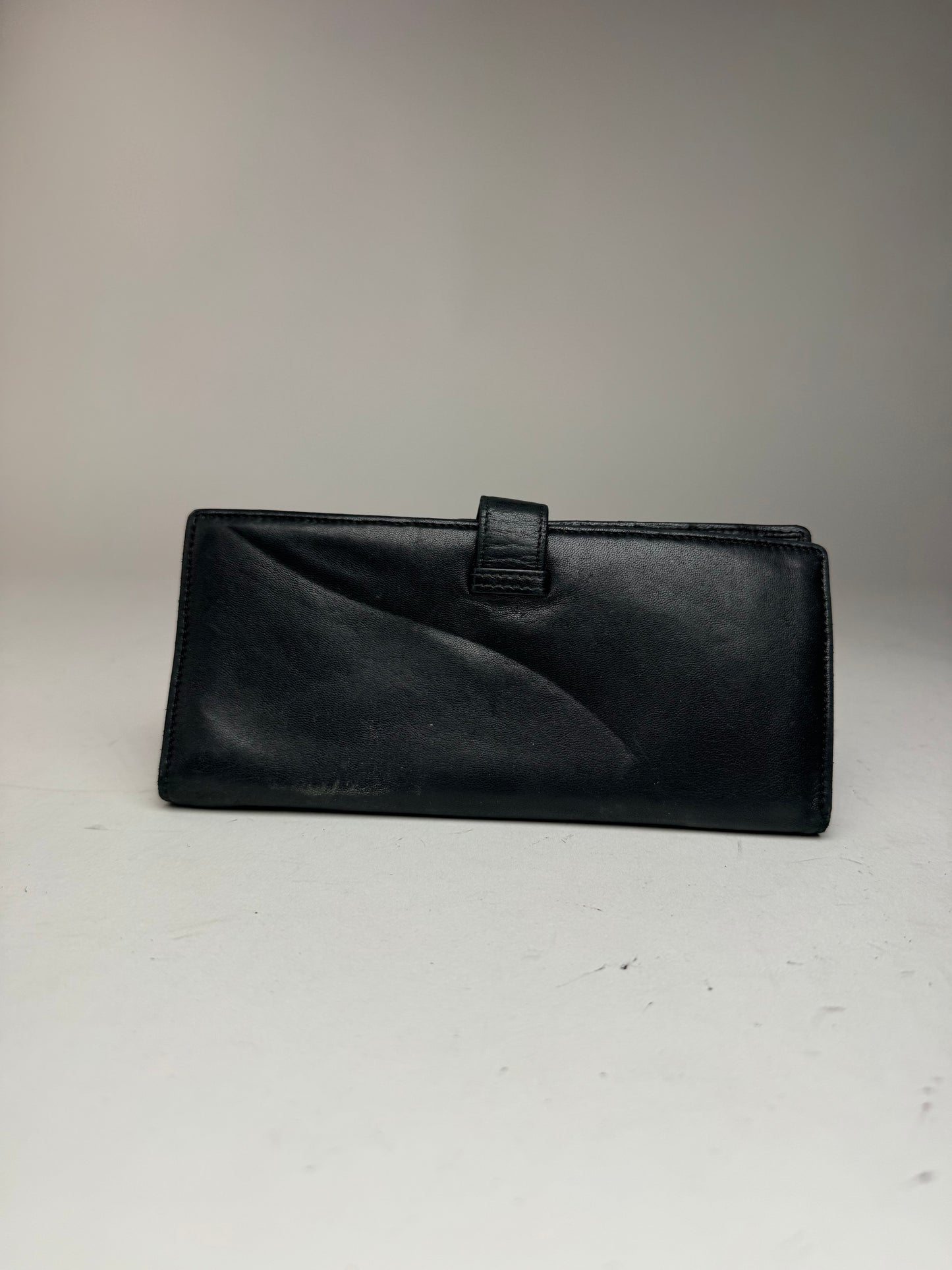 Vintage Loewe Leather wallet Black