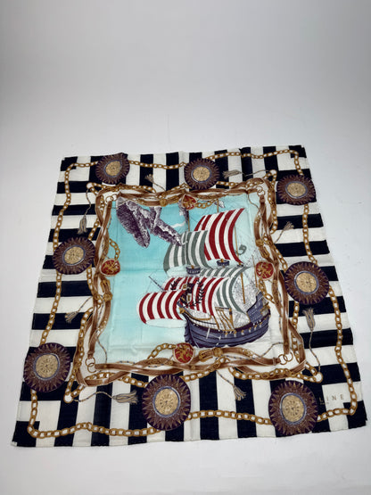 Vintage Celine Boat Scarf