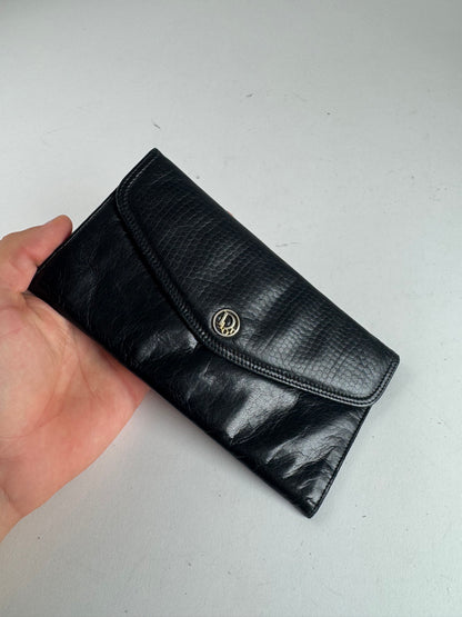 Vintage Dior Leather Wallet black