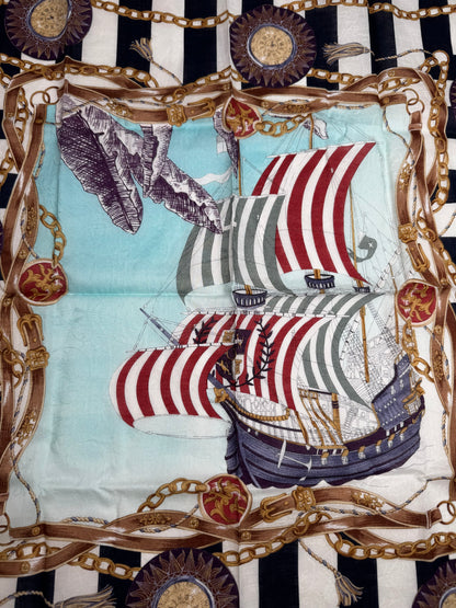 Vintage Celine Boat Scarf