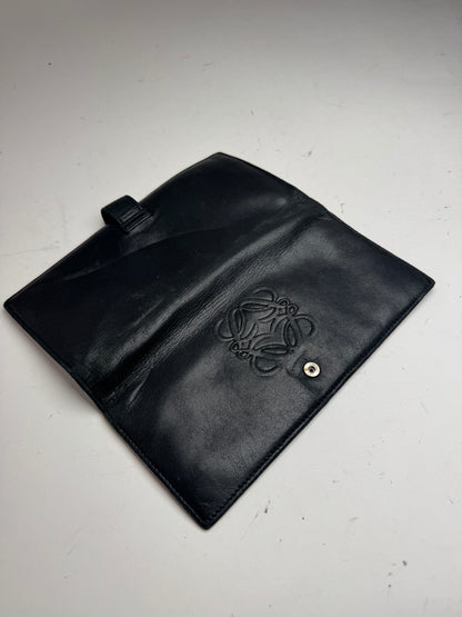 Vintage Loewe Leather wallet Black