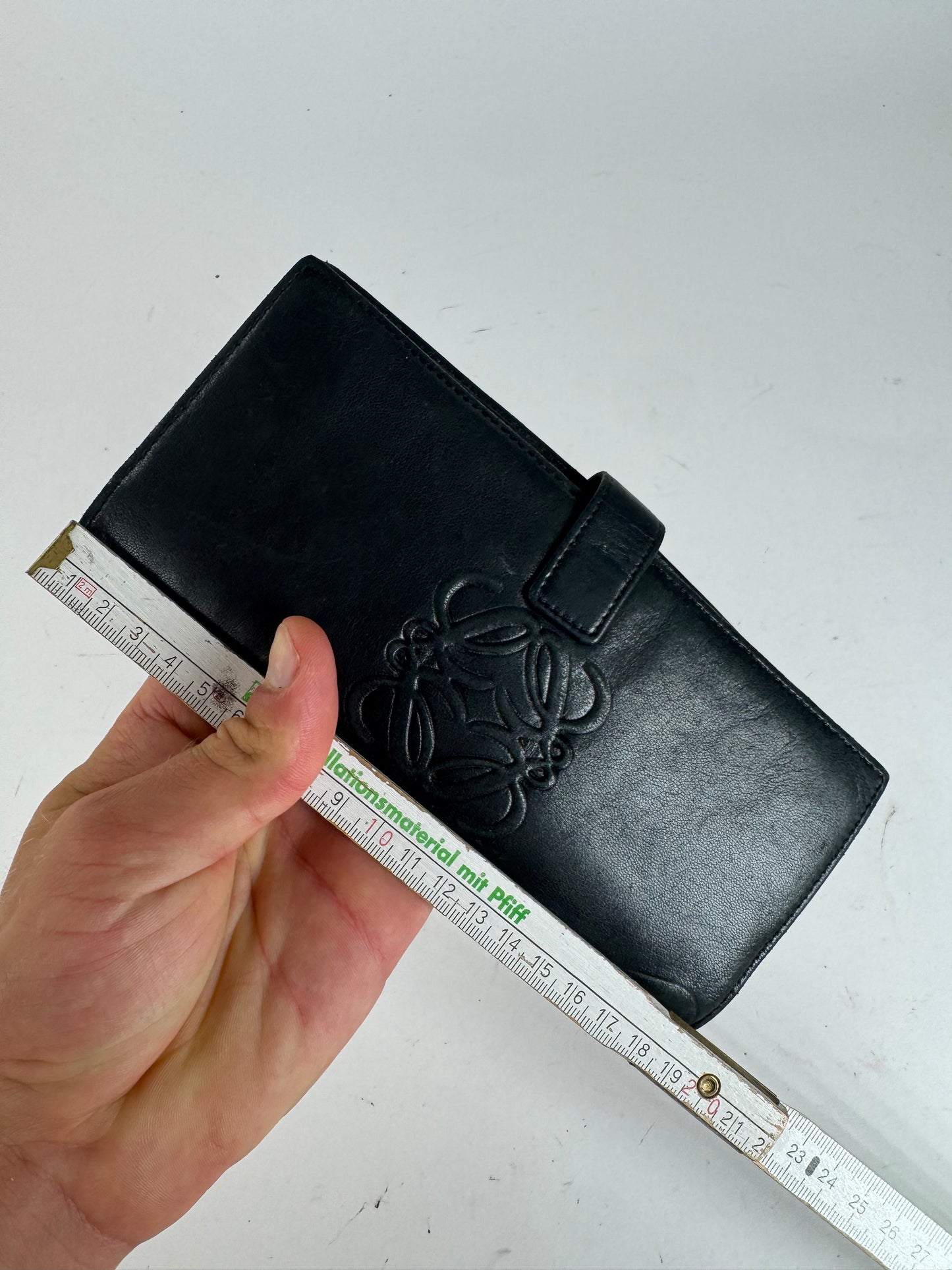 Vintage Loewe Leather wallet Black