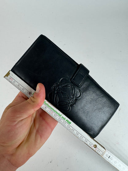 Vintage Loewe Leather wallet Black