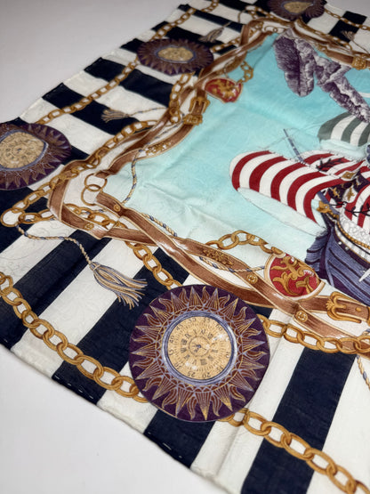 Vintage Celine Boat Scarf