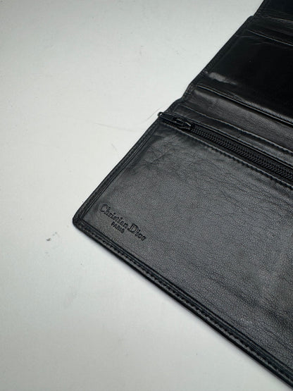 Vintage Dior Leather Wallet black