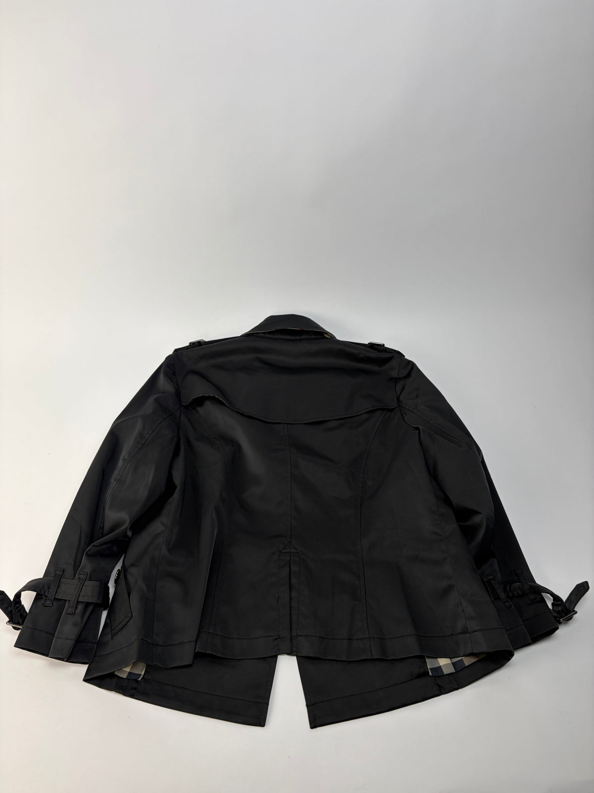 Vintage Burberry Double-Breasted Trench Coat Nova Check L
