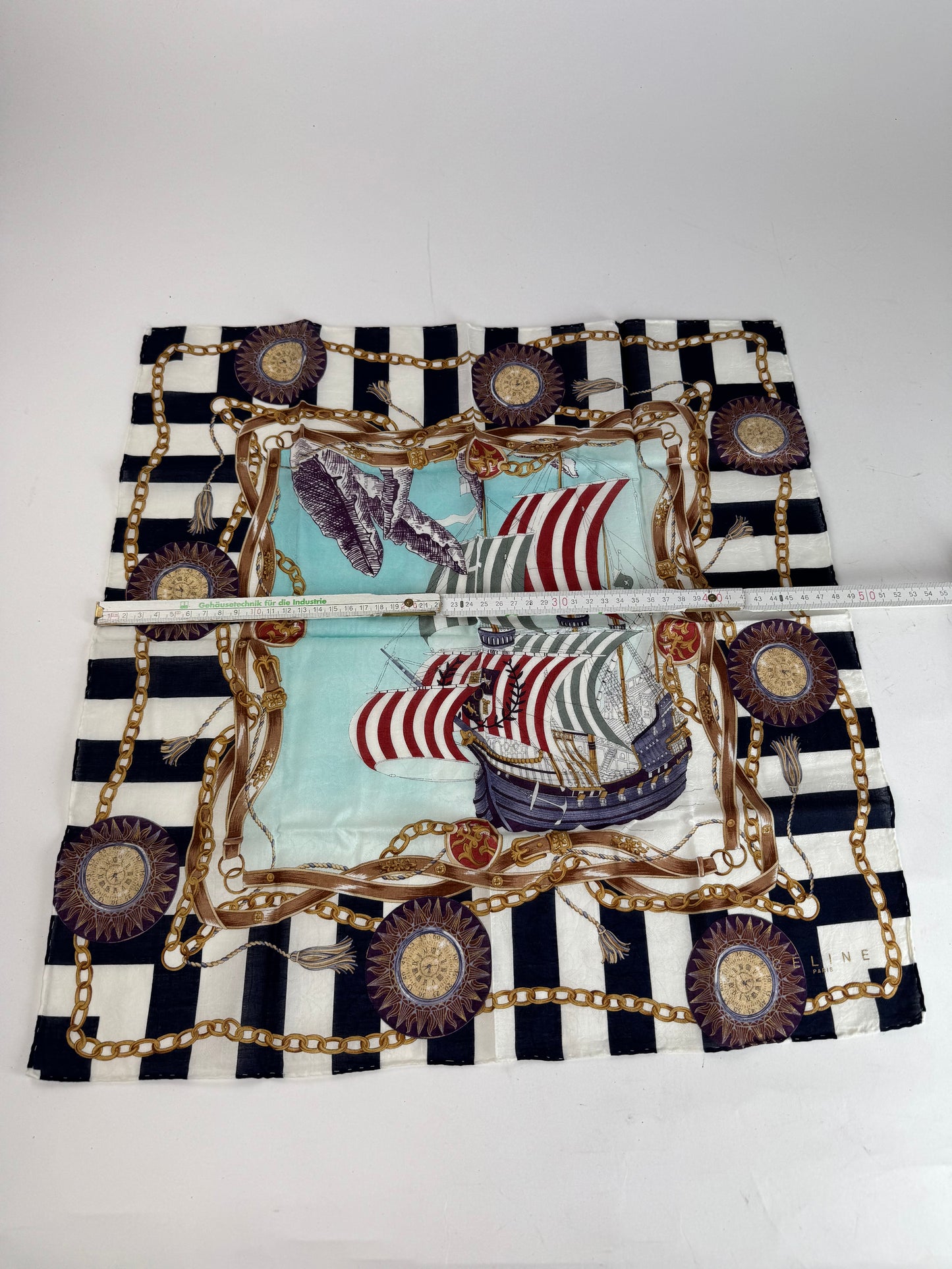 Vintage Celine Boat Scarf