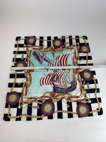 Vintage Celine Boat Scarf