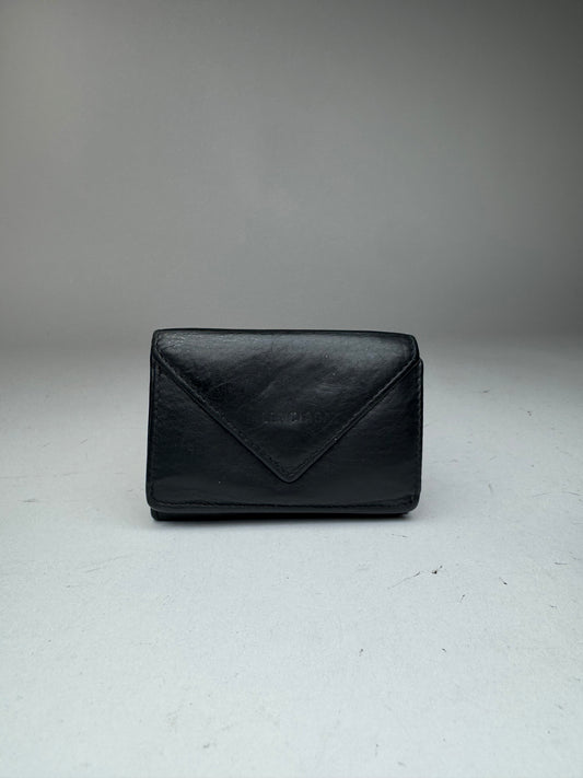 Vintage Balenciaga Leather Card Holder Black