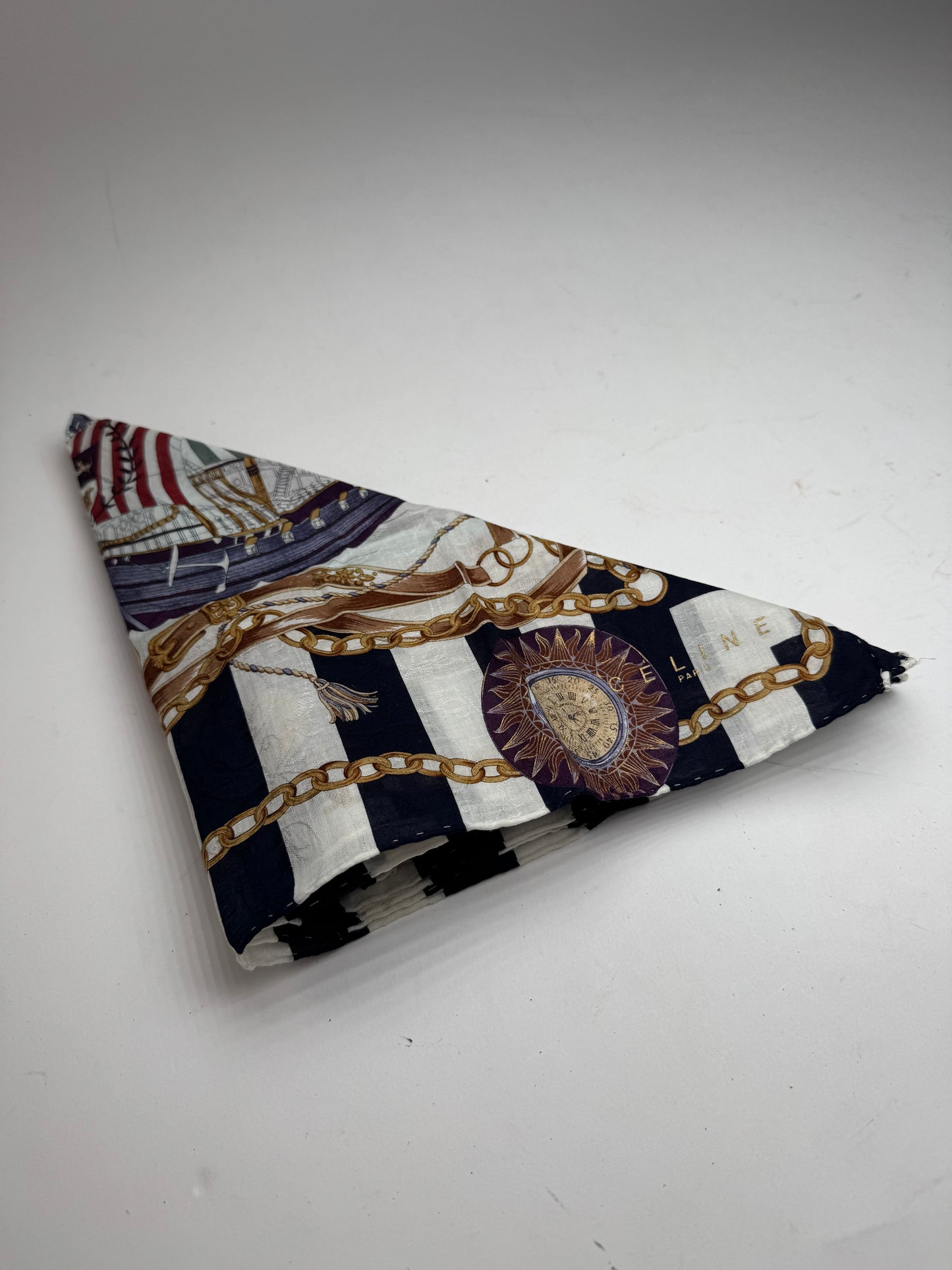 Vintage Celine Boat Scarf