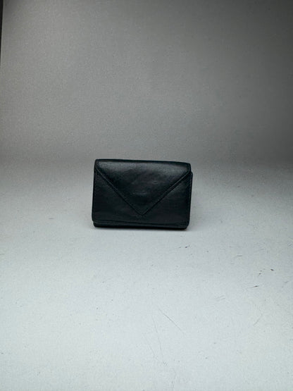 Vintage Balenciaga Leather Card Holder Black