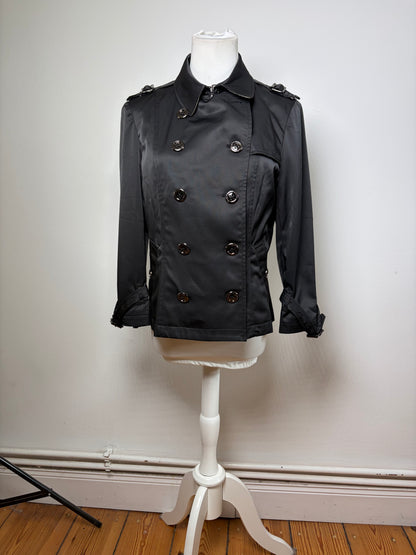 Vintage Burberry Double-Breasted Trench Coat Nova Check L