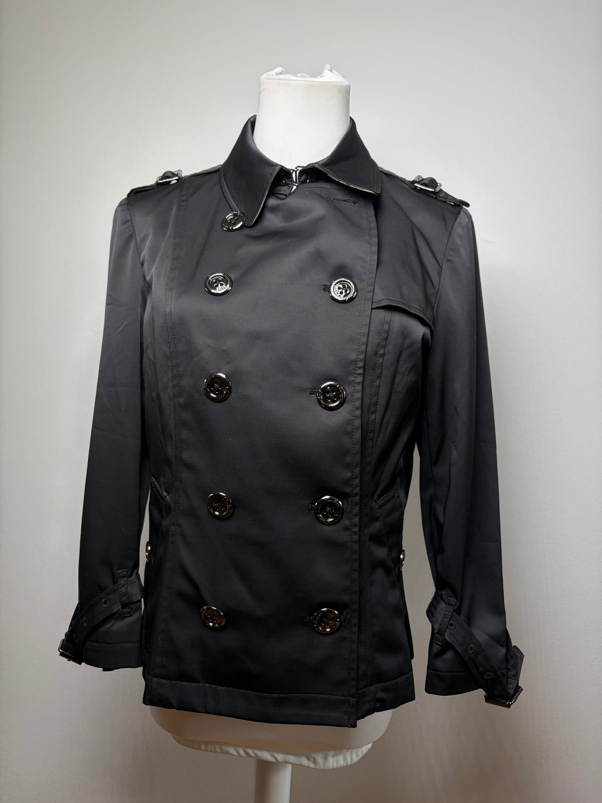 Vintage Burberry Double-Breasted Trench Coat Nova Check L