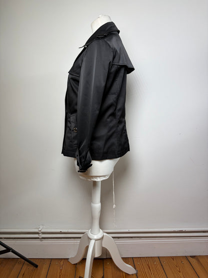 Vintage Burberry Double-Breasted Trench Coat Nova Check L