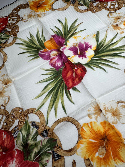 Vintage Celine Floral Scarf
