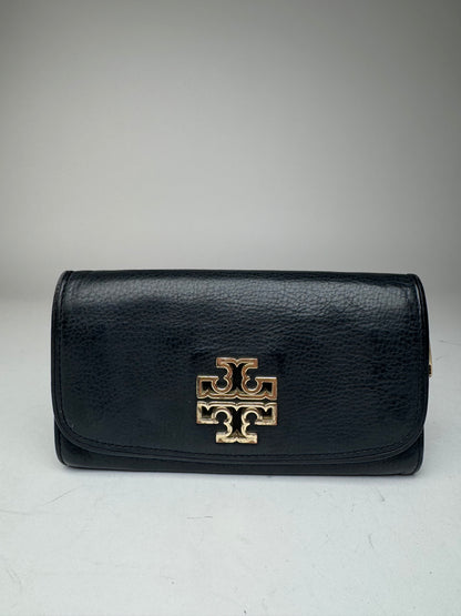 Vintage Tory Burch leather wallet black