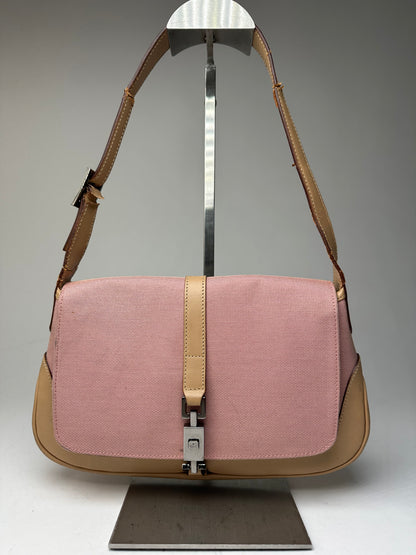 Vintage Gucci Jackie Bag Brown Pink