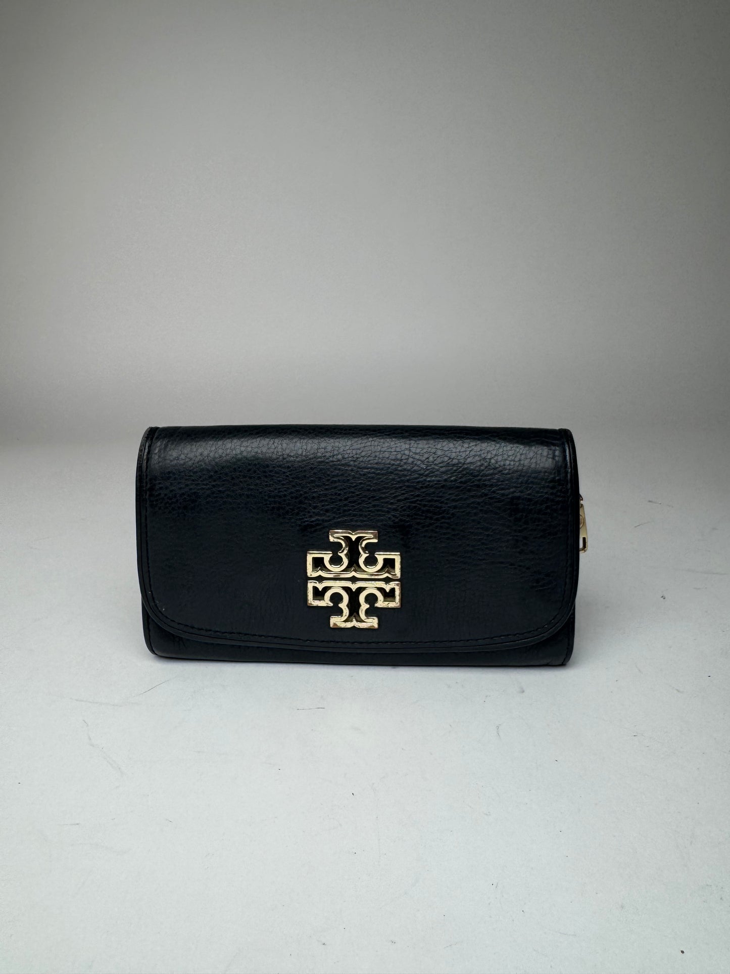 Vintage Tory Burch leather wallet black