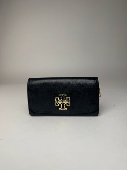 Vintage Tory Burch leather wallet black