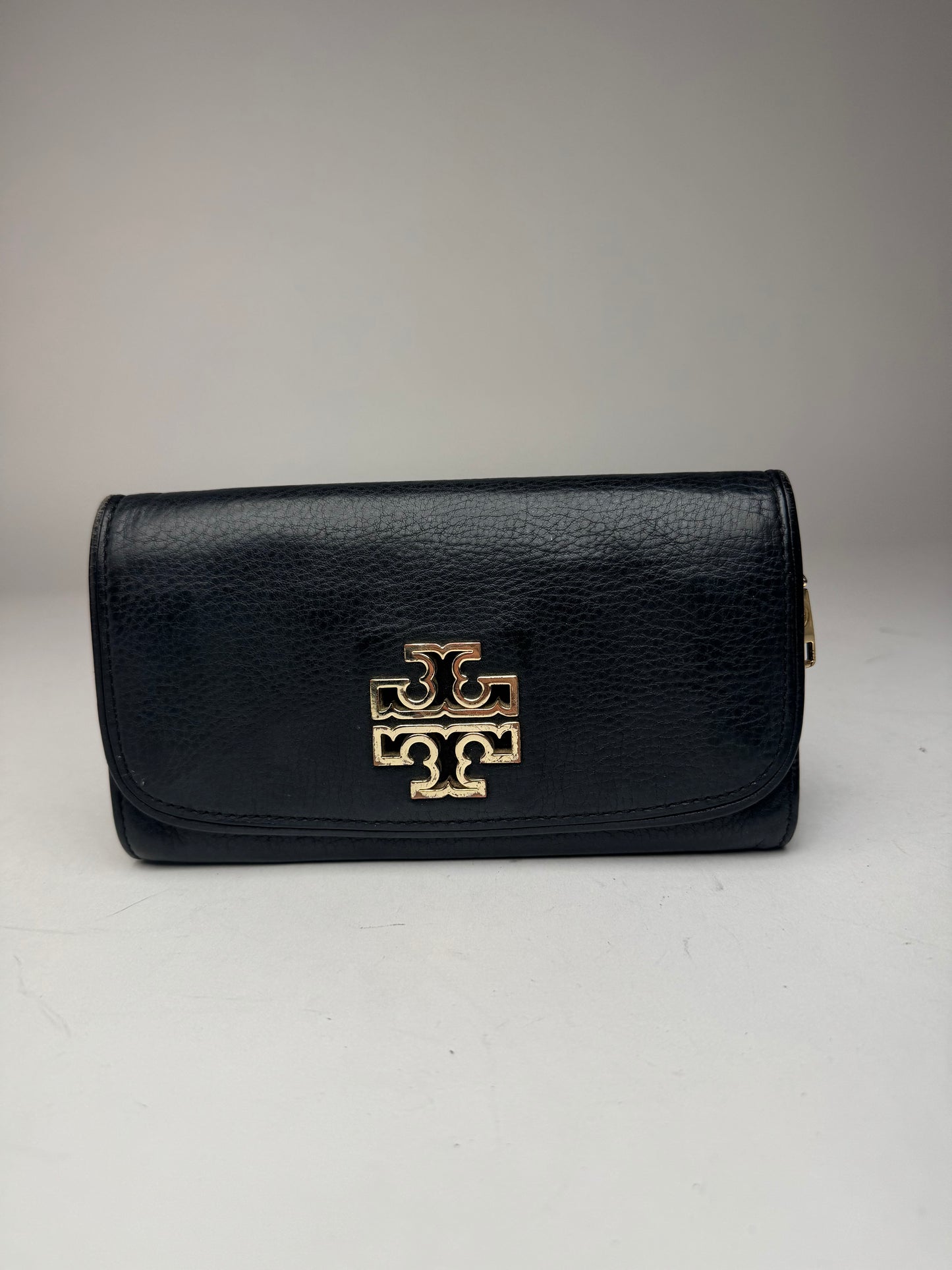 Vintage Tory Burch leather wallet black