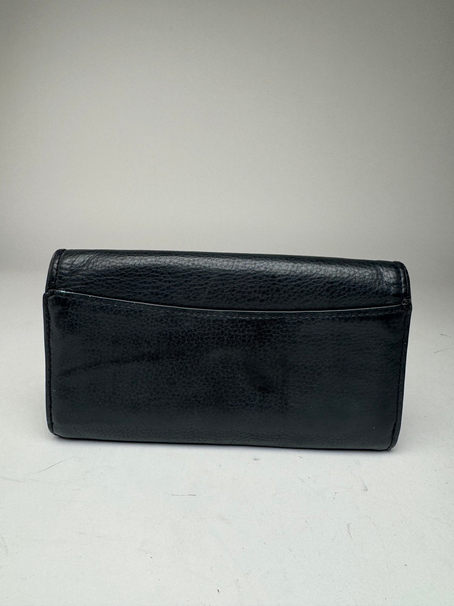 Vintage Tory Burch leather wallet black