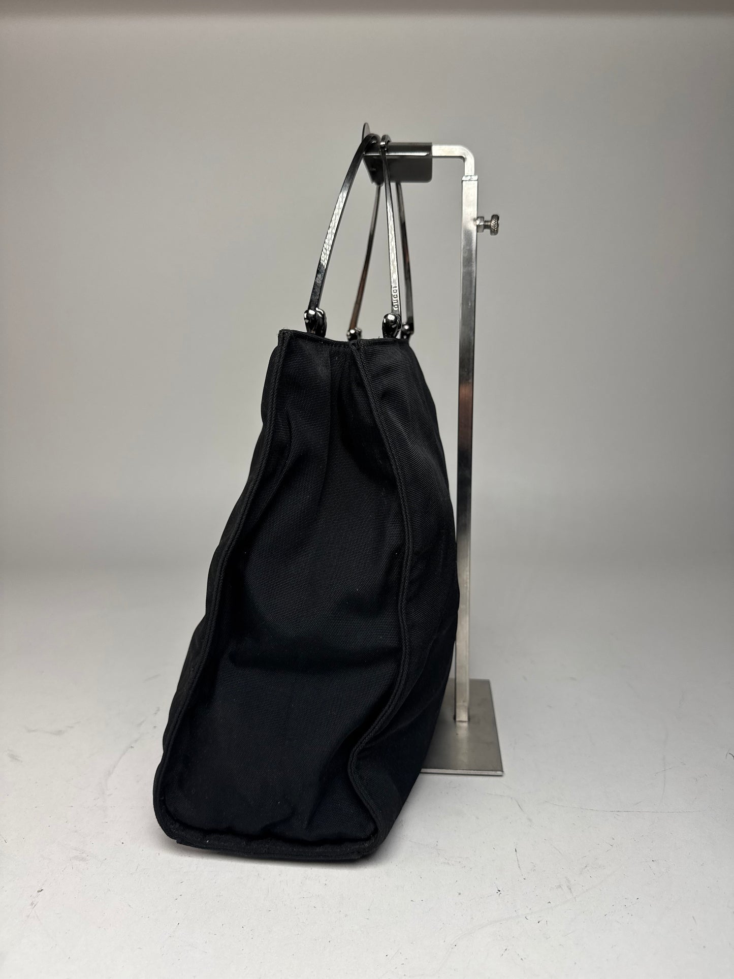 Vintage Gucci Tom Ford Era Handbag Polyester Black