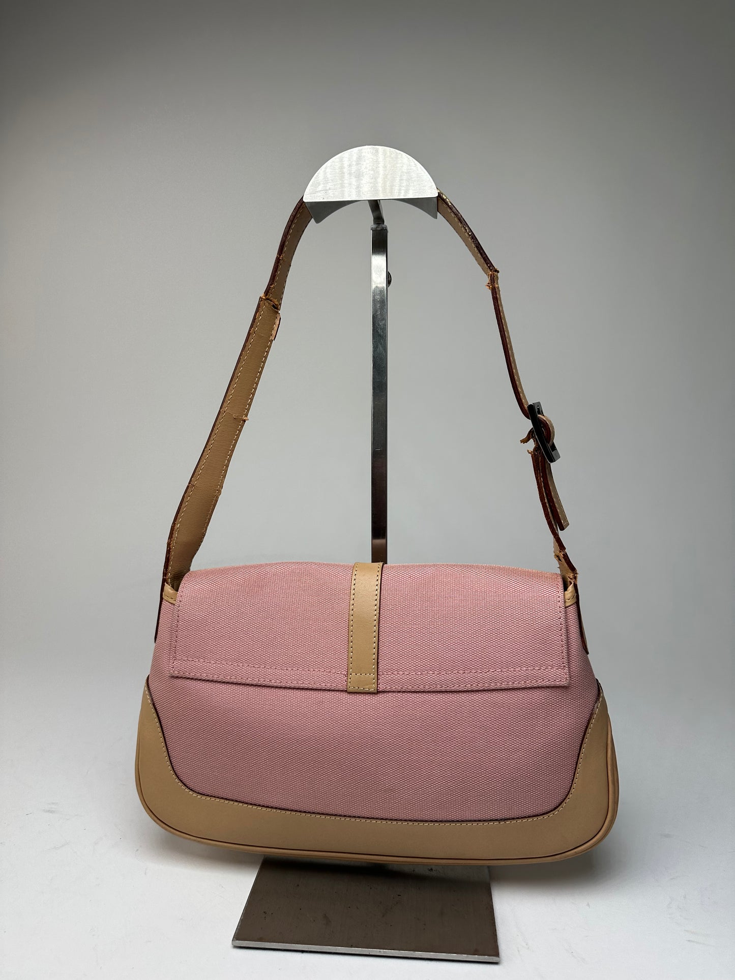 Vintage Gucci Jackie Bag Brown Pink