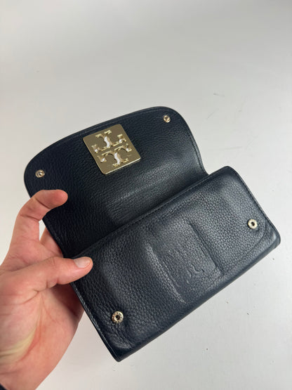 Vintage Tory Burch leather wallet black