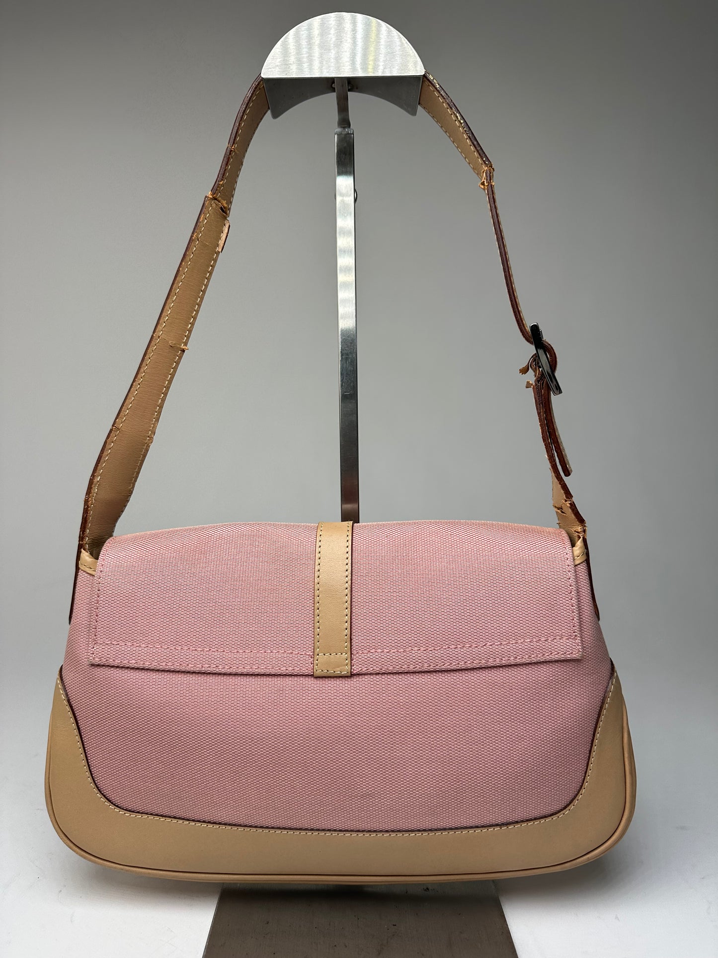 Vintage Gucci Jackie Bag Brown Pink